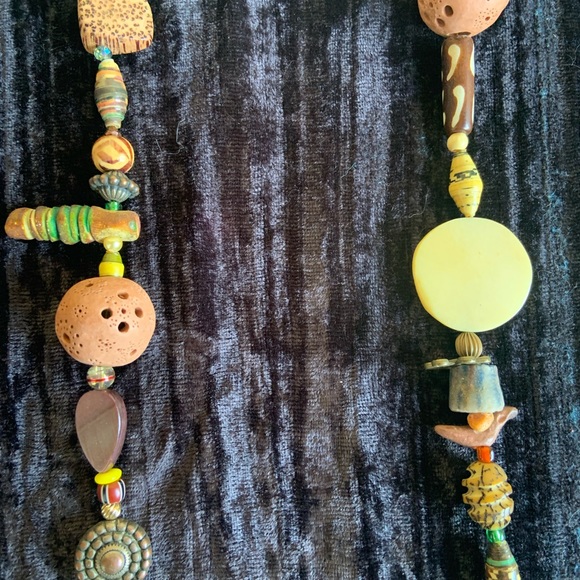 World Tribe Sun Face Fusion Necklace - Picture 2 of 4